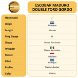 Maduro Double Toro Gordo Cigar (Box of 25)